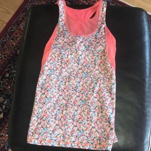 Lululemon floral tank